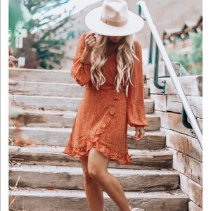 Sugarlips polka dot wrap dress